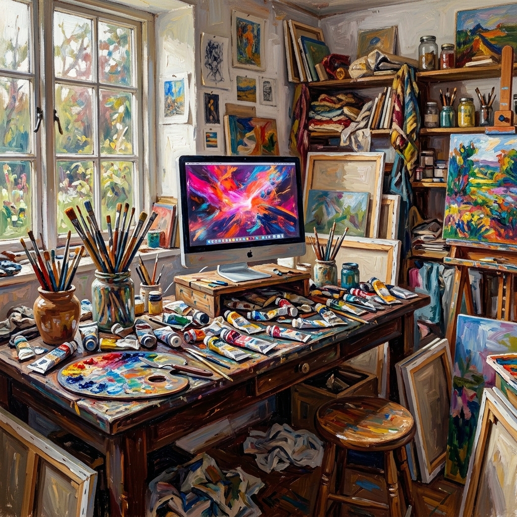 Elena's studio